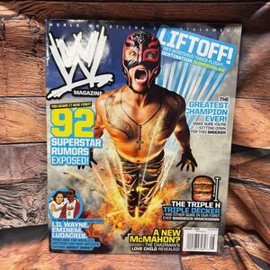 WWE Magazine August 2009 Rey Mysterio Summerslam Eminem Ludacris